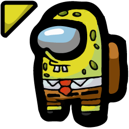 SpongeBob impostor among us cursor Default