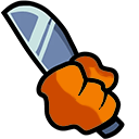 Impostor With Knife Among Us Cursor Pointer
