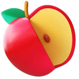 3D Apple Emoji Cursor Pointer
