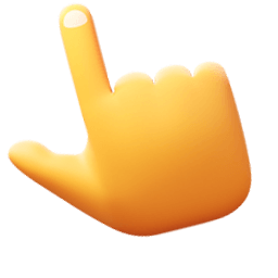 3D Fluensy Emoji Cursor Pointer