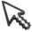 3D White Pixel Classic Cursor