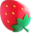 Strawberry 3D Emoji Cursor