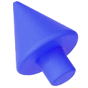 3D Purple Classic Cursor Default