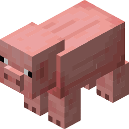 Carrot on a Stick and Pig Minecraft Cursor Pointer