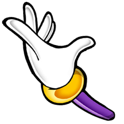 The Purple Sonic Girl Cursor Default