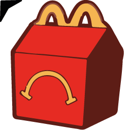 Happy Meal Eats And Drinks Cursor Pointer