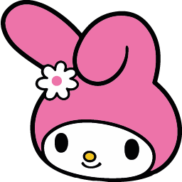 My Melody Pink Flower Hello Kitty Cursor Default