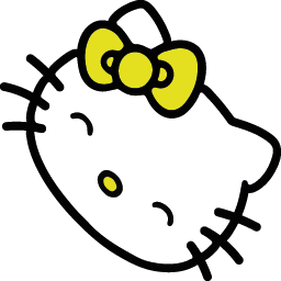 Hello Kitty And A Bouquet Of Flowers Cursor Pointer
