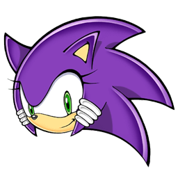 The Purple Sonic Girl Cursor Pointer
