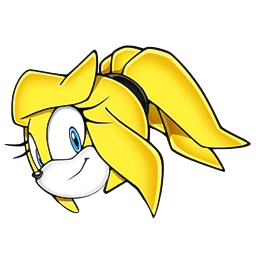 Zooey Yellow Female Sonic Cursor Pointer