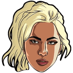 Blonde Crazy GTA Cursor Pointer