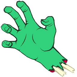 Zombie Hand Classic Cursor Pointer