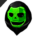 Green Skull Roblox Cursor
