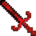 Red Stone Sword Ruby Minecraft Cursor