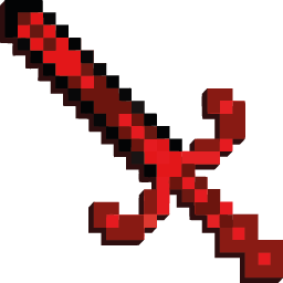 Red Stone Sword Ruby Minecraft Cursor Default
