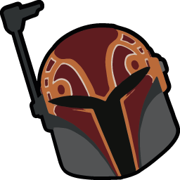 Red Mandalorian Star Wars Cursor Pointer