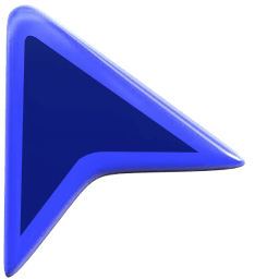 Blue Arrow Classic Cursor Pointer