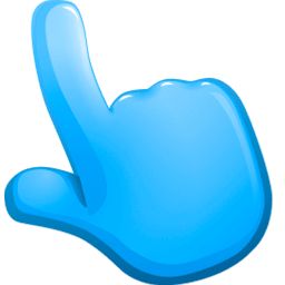 Blue Color Cursor Pointer