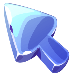 Blue Texture Classic Cursor Default