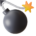 Bomb Fire 3D Emoji Cursor