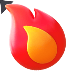 Bomb Fire 3D Emoji Cursor Pointer
