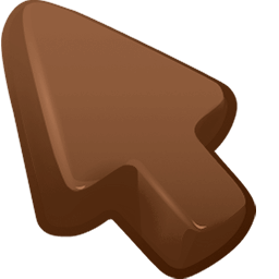 Brown Color Cursor Default