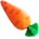 Carrot 3D Emoji Cursor