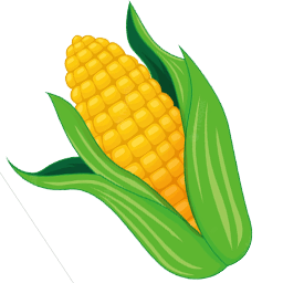 Corn Eats And Drinks Cursor Pointer