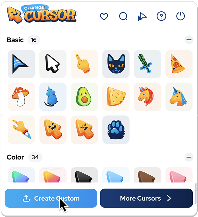 create custom cursor