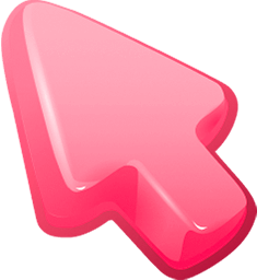 Crimson Pink Color Cursor Default