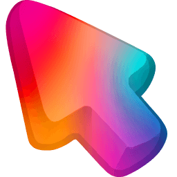 Modern Colorful Gradient Color Cursor Default