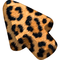 Leopard Animal Skin Texture Cursor Default