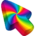 Rainbow Colorful Spiral Color Cursor