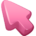 Rose Color Cursor