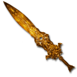 Golden Tiger Sword Fantasy Cursor Default