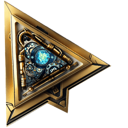 Steampunk Golden Pyramid Fantasy Cursor Default