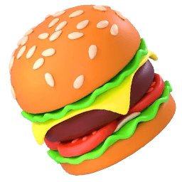Burger And French Fries Eats And Drinks Cursor Default