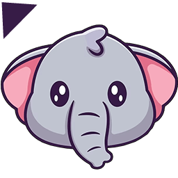 Elephant Cute Animal Cursor Default