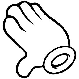 Cartoon Palm Classic Cursor Default