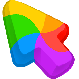 MacOS Rainbow Spinning Color Cursor Default