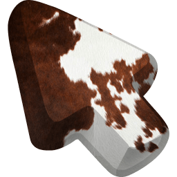 Cow Animal Skin Texture Cursor Default