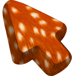 Deer Animal Skin Texture Cursor Default