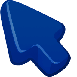 Dark Blue Color Cursor Default