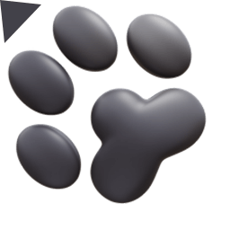 Dogs Bone Pets 3D Emoji Cursor Pointer