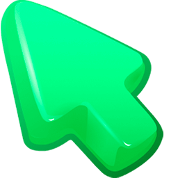 Electric Green Color Cursor Default