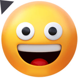 Grinning Face 3D Emoji Cursor Default