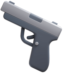 Gun 3D Emoji Cursor Default