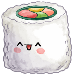 Sushi Onigiri Kawaii Food And Drinks Cursor Pointer