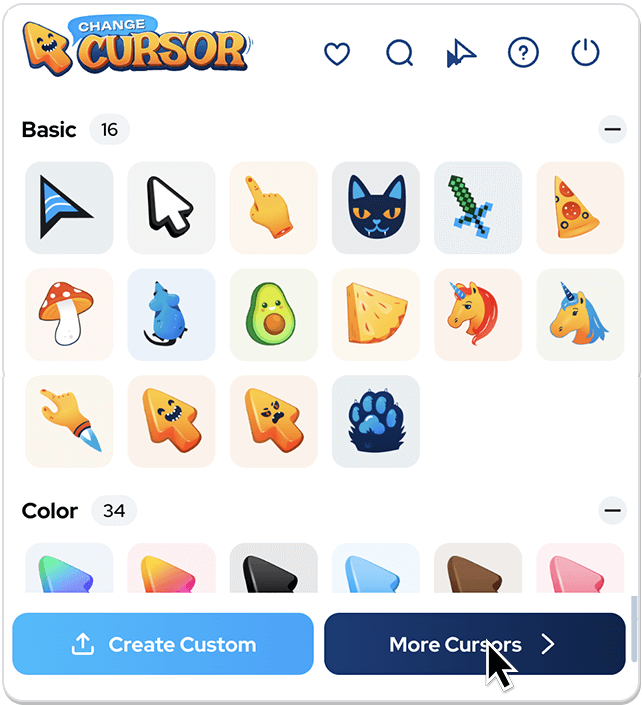 more cursors