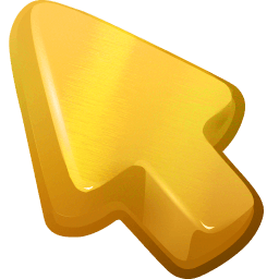 Gold Color Cursor Default